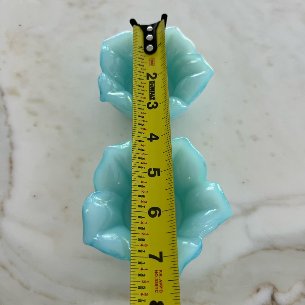 GLASS BLUE VOTIVE SET - Picture 12 of 14